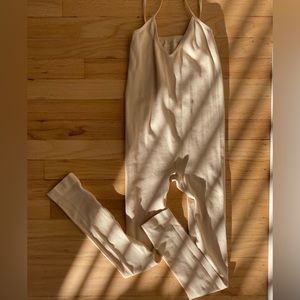 Beige Jumpsuit